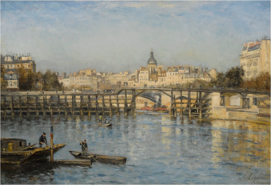 Parigi, la Senna al Pont de L'Estacade
